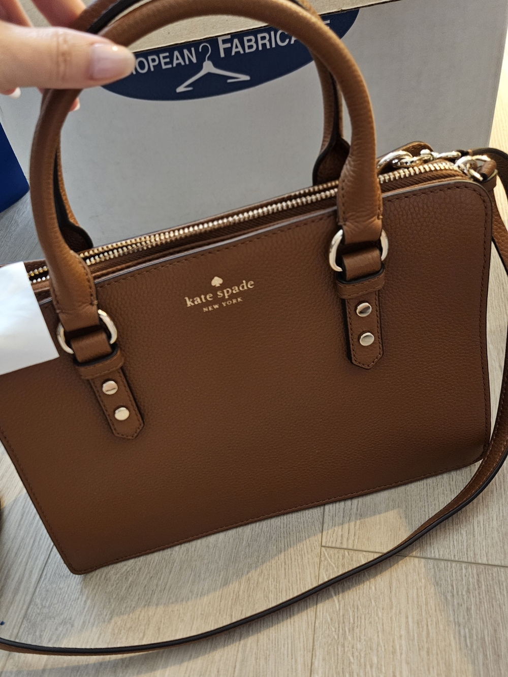NWOT Brown Leather Kate Spade Bag